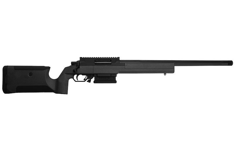 EMG Helios EV01 Bolt Action Airsoft Sniper Rifle - Black (Co2 Magazine Version)