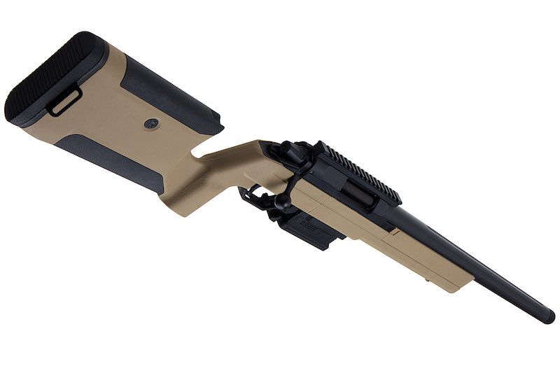EMG Helios EV01 Bolt Action Airsoft Sniper Rifle - Dark Earth (Co2 Magazine Version)