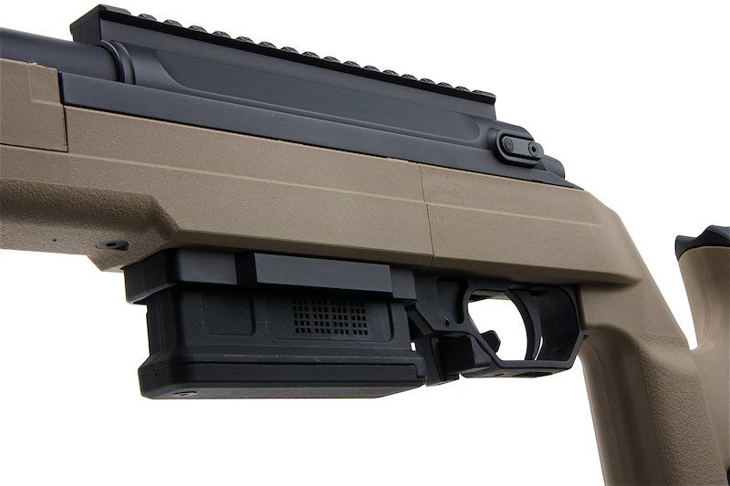 EMG Helios EV01 Bolt Action Airsoft Sniper Rifle - Dark Earth (Co2 Magazine Version)