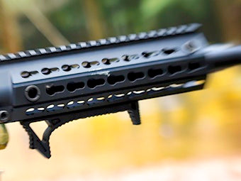 Link Curved Foregrip for KeyMod (Black/Red)
