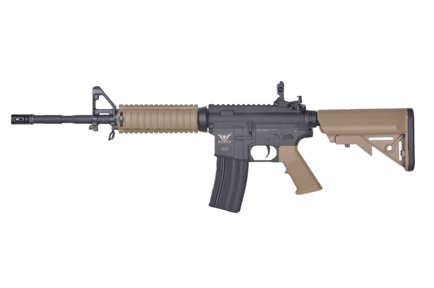 RAVEN NEO RIS CARBINE BK (Nylon Filled Polymer Body & Rail )