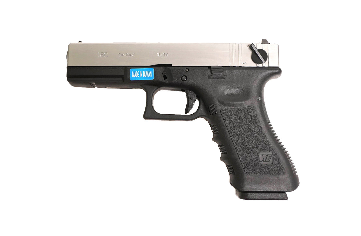 WE G18 GEN 3 SILVER-W EXTENDED BARREL