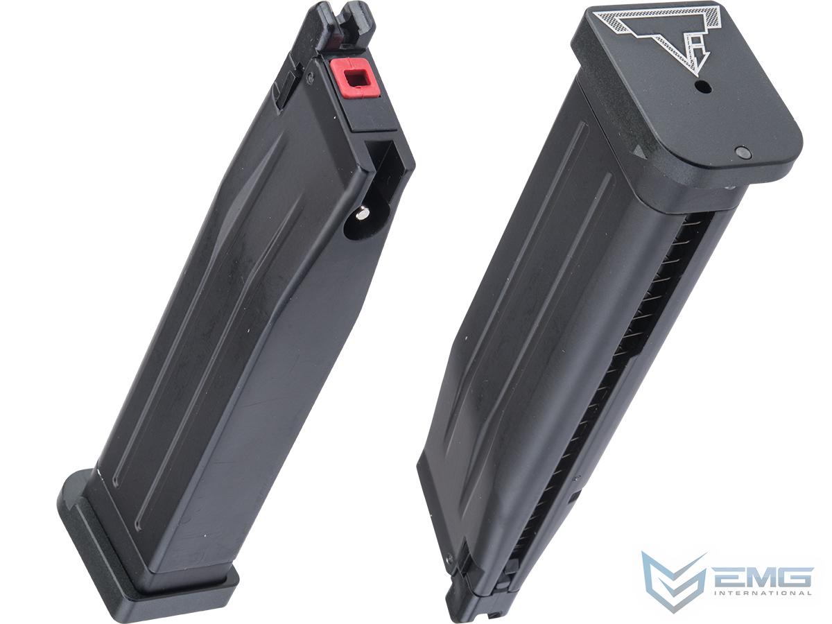 EMG TTI Combat Master Spare Magazine for 2011 / Hi-Capa Series GBB Pistols w/ CNC Baseplate (Color: Black / Green Gas)