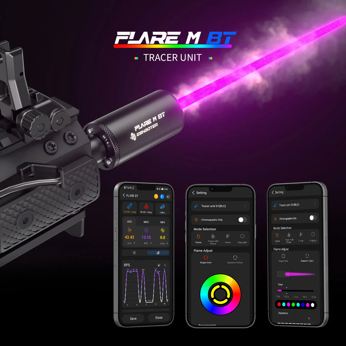 Eshooter Flare M Tracer Unit V700