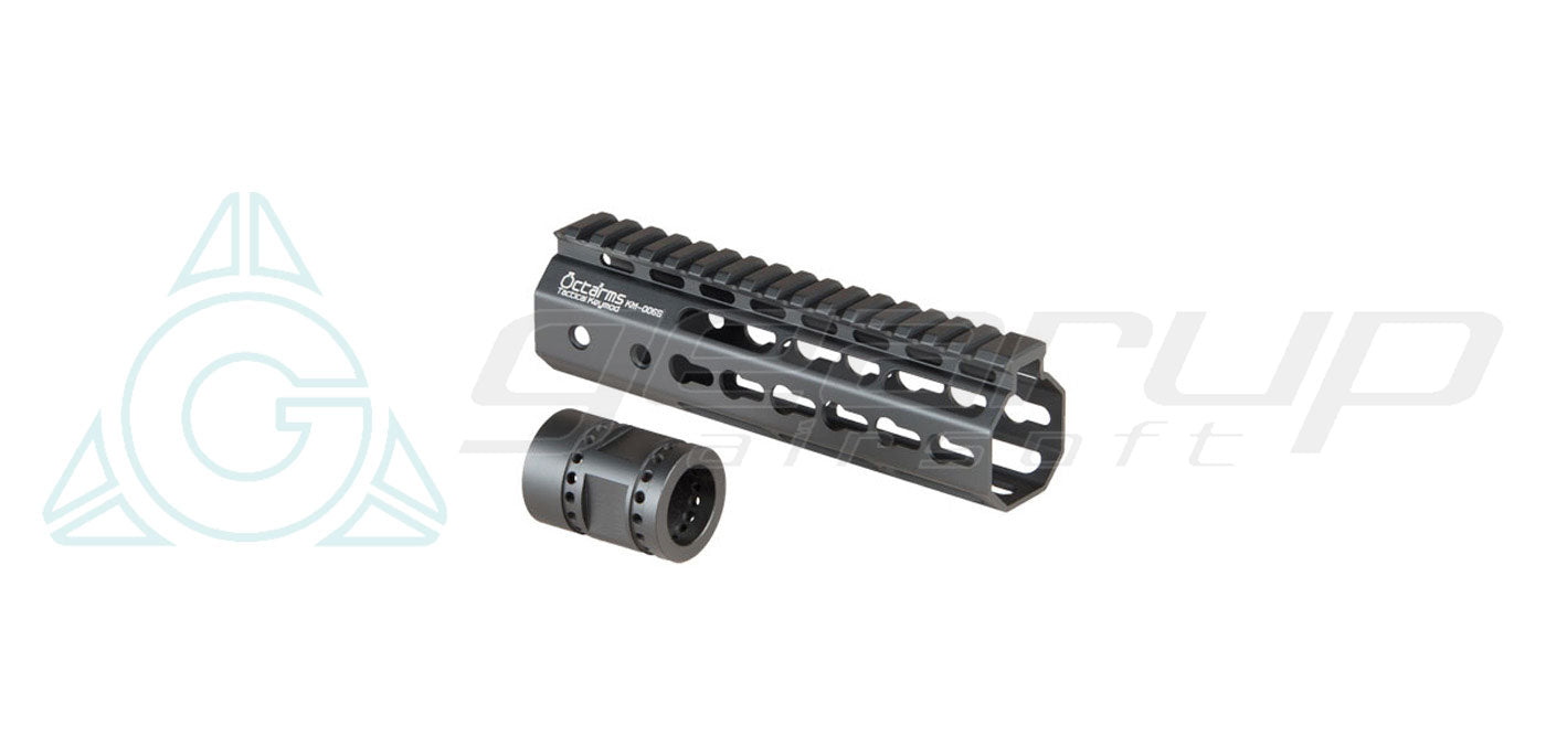 7" Keymod System Handguard Set (Black/Dark Earth)