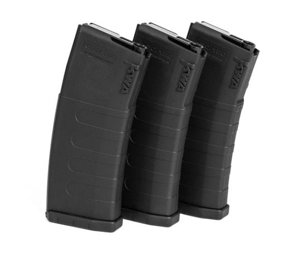 KWA K120c Adjustable ERG-AEG2.5-AEG3 Mid-Cap Magazines- 3 Pack