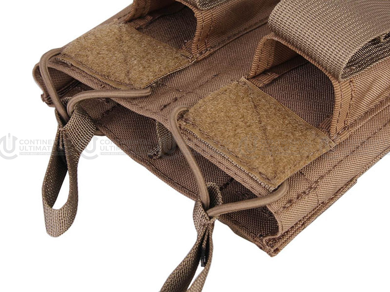 Emerson Gear 5.56mm M4-Pistol Double Open-Top Magazine Pouch-CB