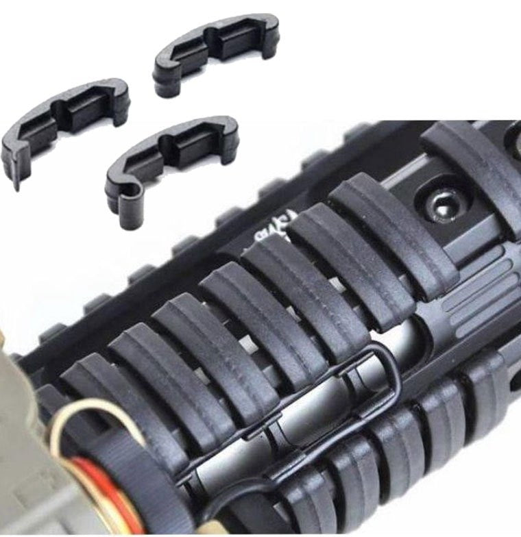 TACTICAL INDEXCLIPS FOR RAIL 60PCS SET (BK)