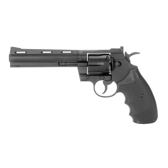 KWC MODEL 357 6" REVOLVER BLACK CO2 NON-BLOWBACK 6mm