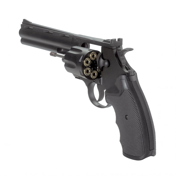 KWC MODEL 357 6" REVOLVER BLACK CO2 NON-BLOWBACK 6mm