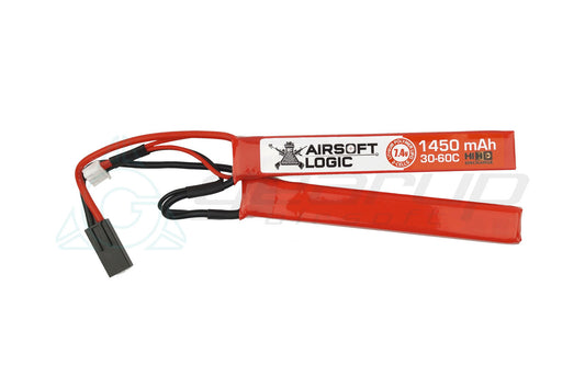 AIRSOFT LOGIC 7.4V Li-po Battery 1450maH (Nunchuck) High Discharge