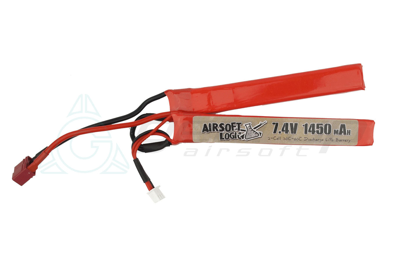 AIRSOFT LOGIC 7.4V Li-po Battery 1450maH (Nunchuck) High Discharge DEAN CONNECTOR