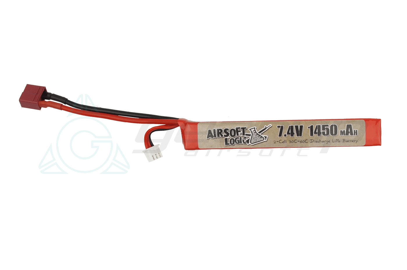 AIRSOFT LOGIC 7.4V Li-po Battery 1450maH (Stick) High Discharge DEAN CONNECTOR