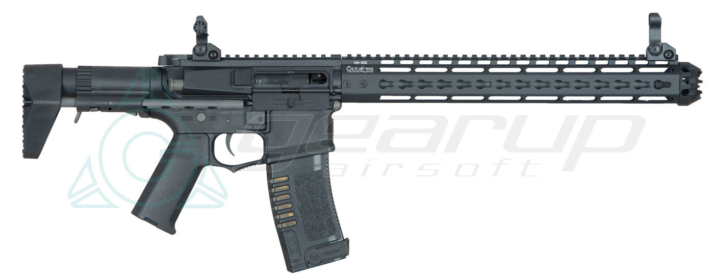 AMOEBA AM-016 AEG with 13.5" M4 Keymod Handguard – BK