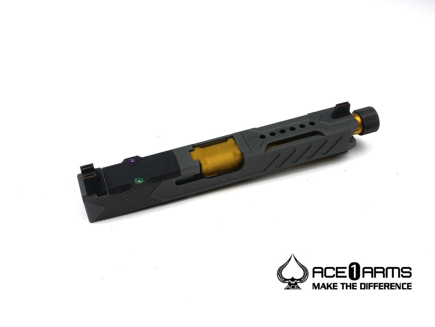 CR-P Style Upgrade Slide Kit for TM-WE Model 17-18 (Gold Threaded Barrel)