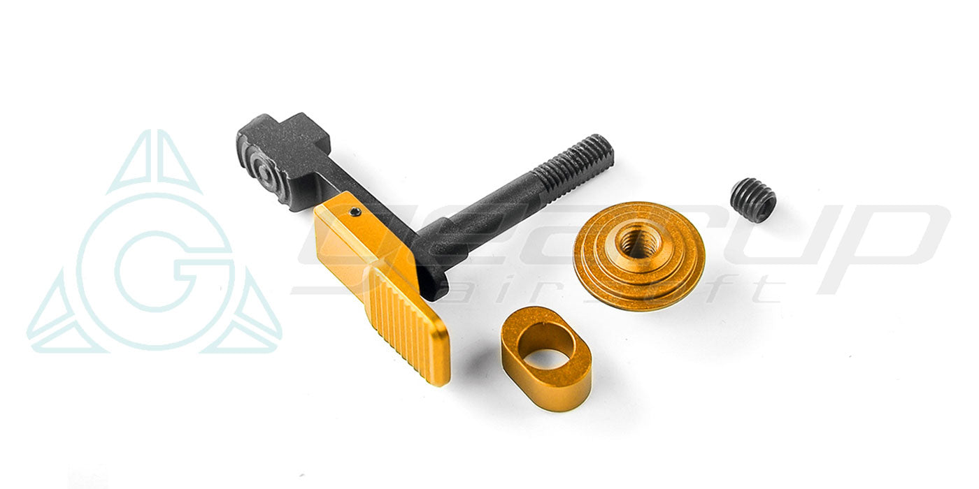 Crusader Ambidextrous Magazine button (short-Gold)