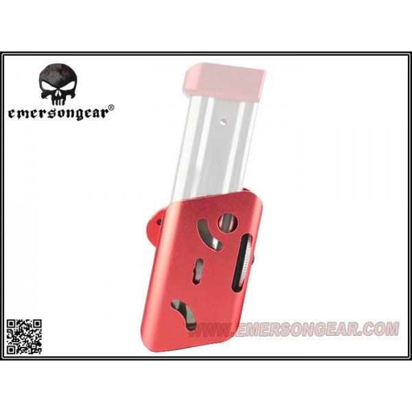 IPSC Aluminum Magazine Pouch -CNC B Type -RED