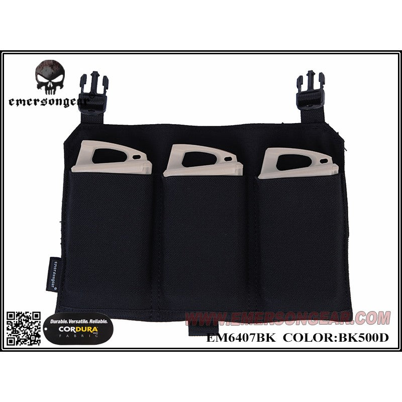 Emerson Gear BASILISK M4 Triple Rapid Magazine Panel-BK500D