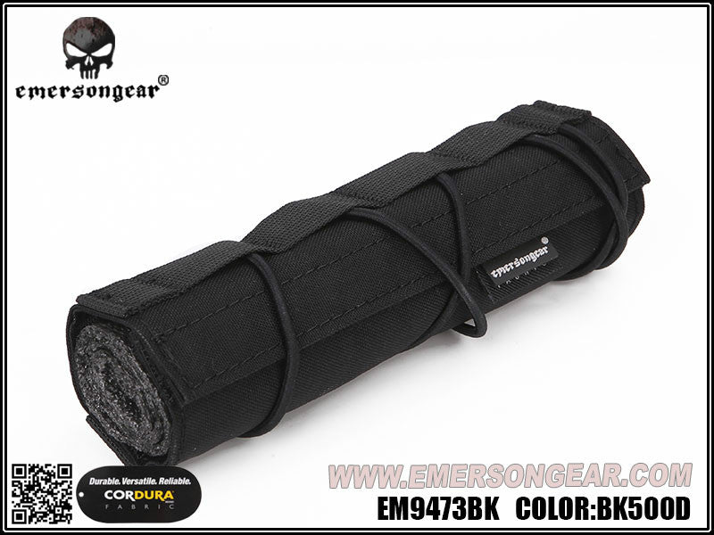 Emerson Gear 18cm Airsoft Suppressor Cover-BK500D