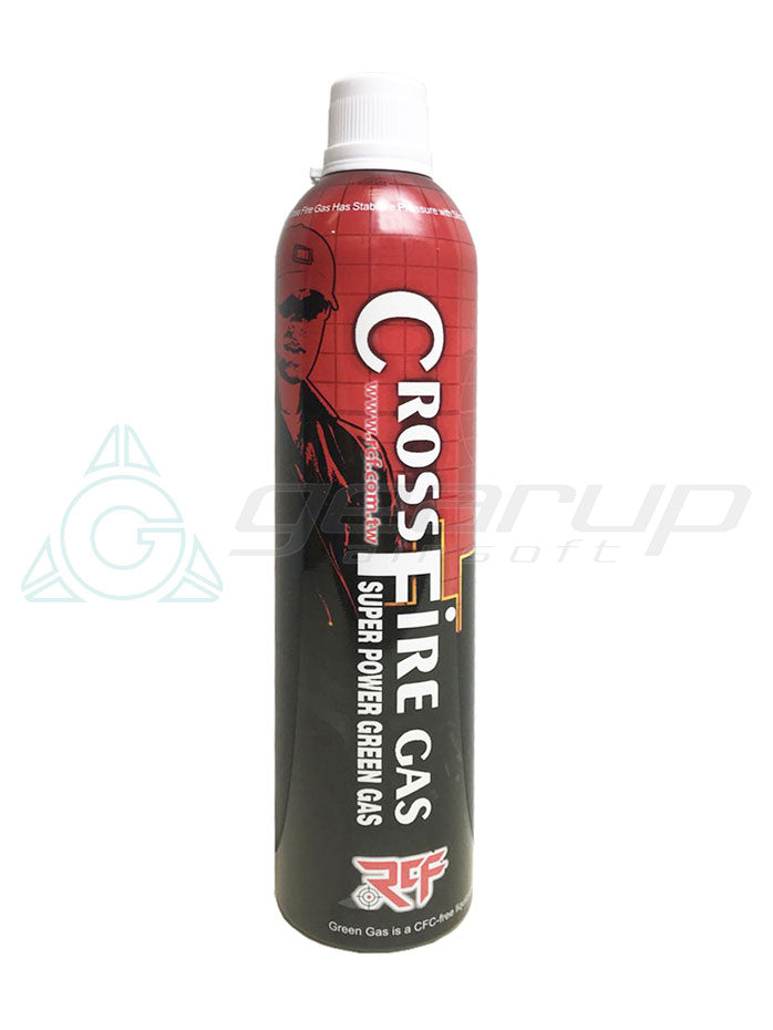 AIRSOFT LOGIC (Cross Fire) Green Gas 1100ml Tall Size