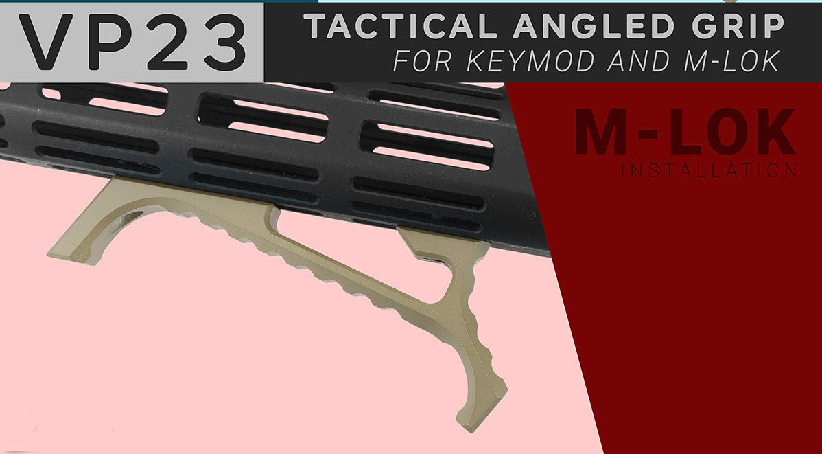 VP23 Tactical Angled Grip for KeyMod & M-LOK (Tan)