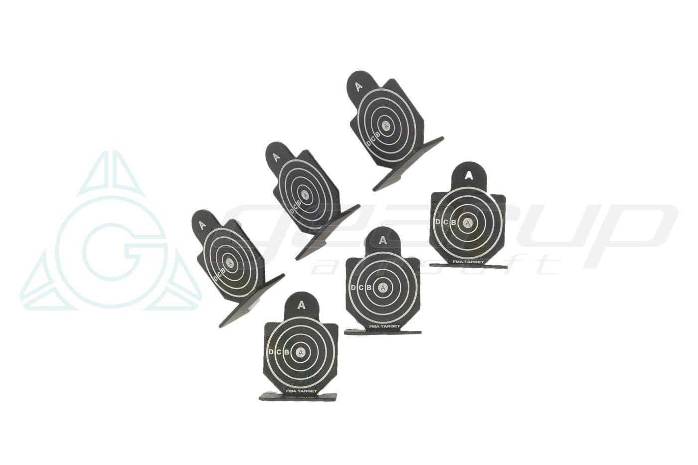 METAL AIRSOFT TARGET TYPE 1 (GROUP OF SIX)