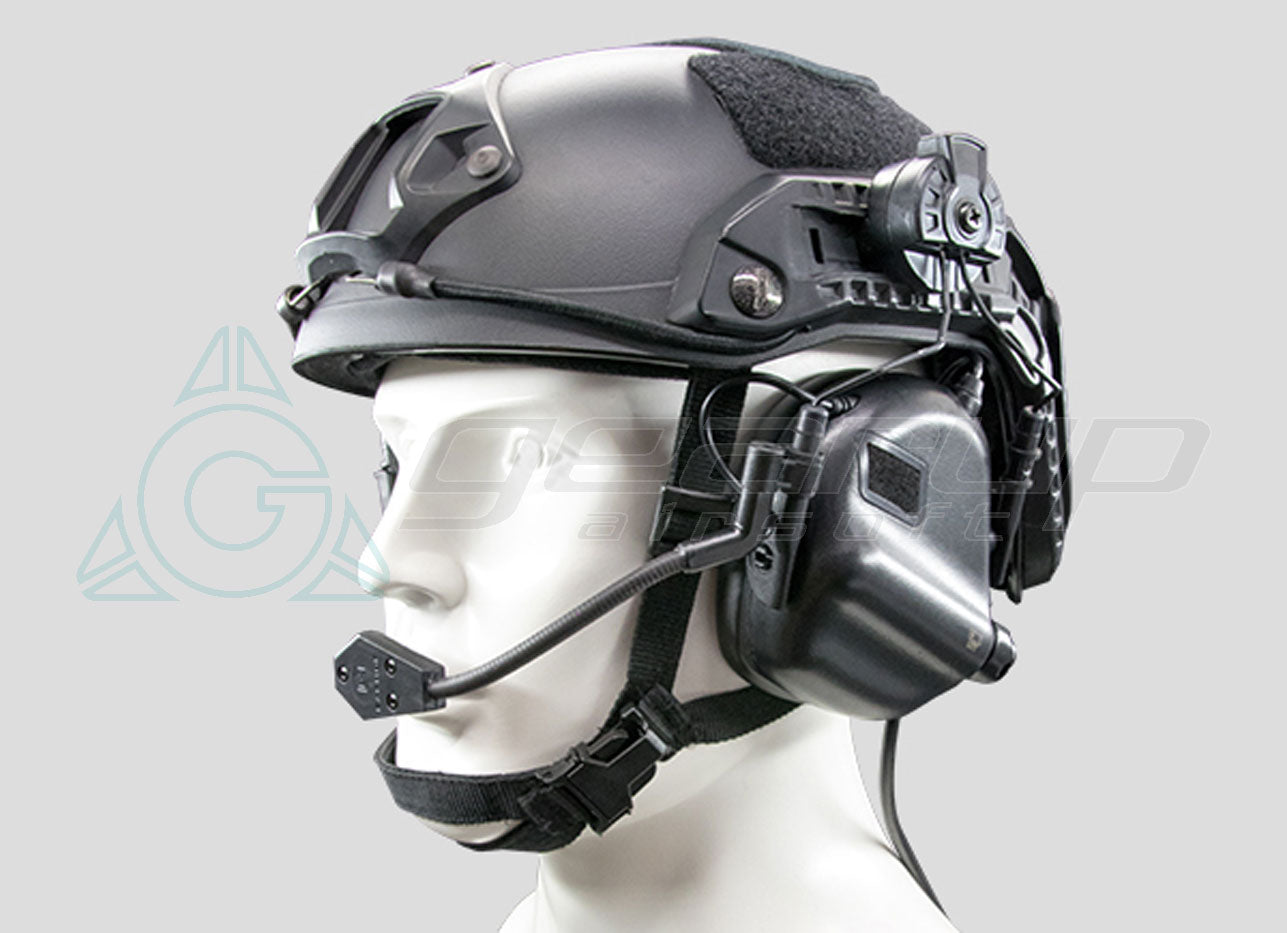 Earmor M32H Mod 3 Tactical Communication Headset for Fast Helmet BK