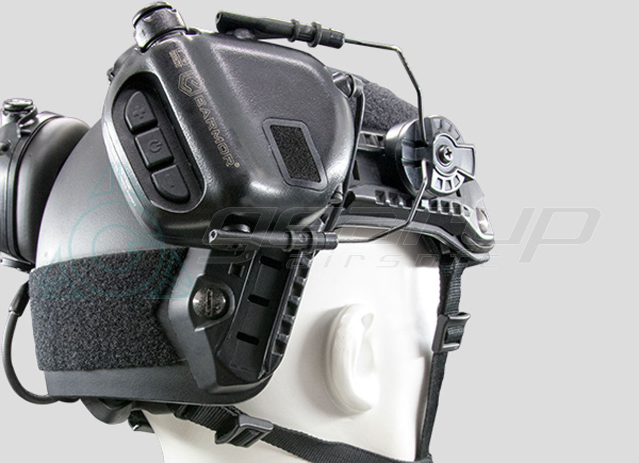 Earmor M32H Mod 3 Tactical Communication Headset for Fast Helmet BK