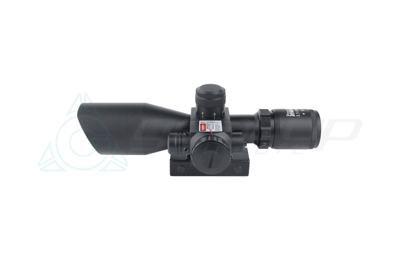 PRECISION DYNAMICS 2.5-10x40 Red Laser Scope