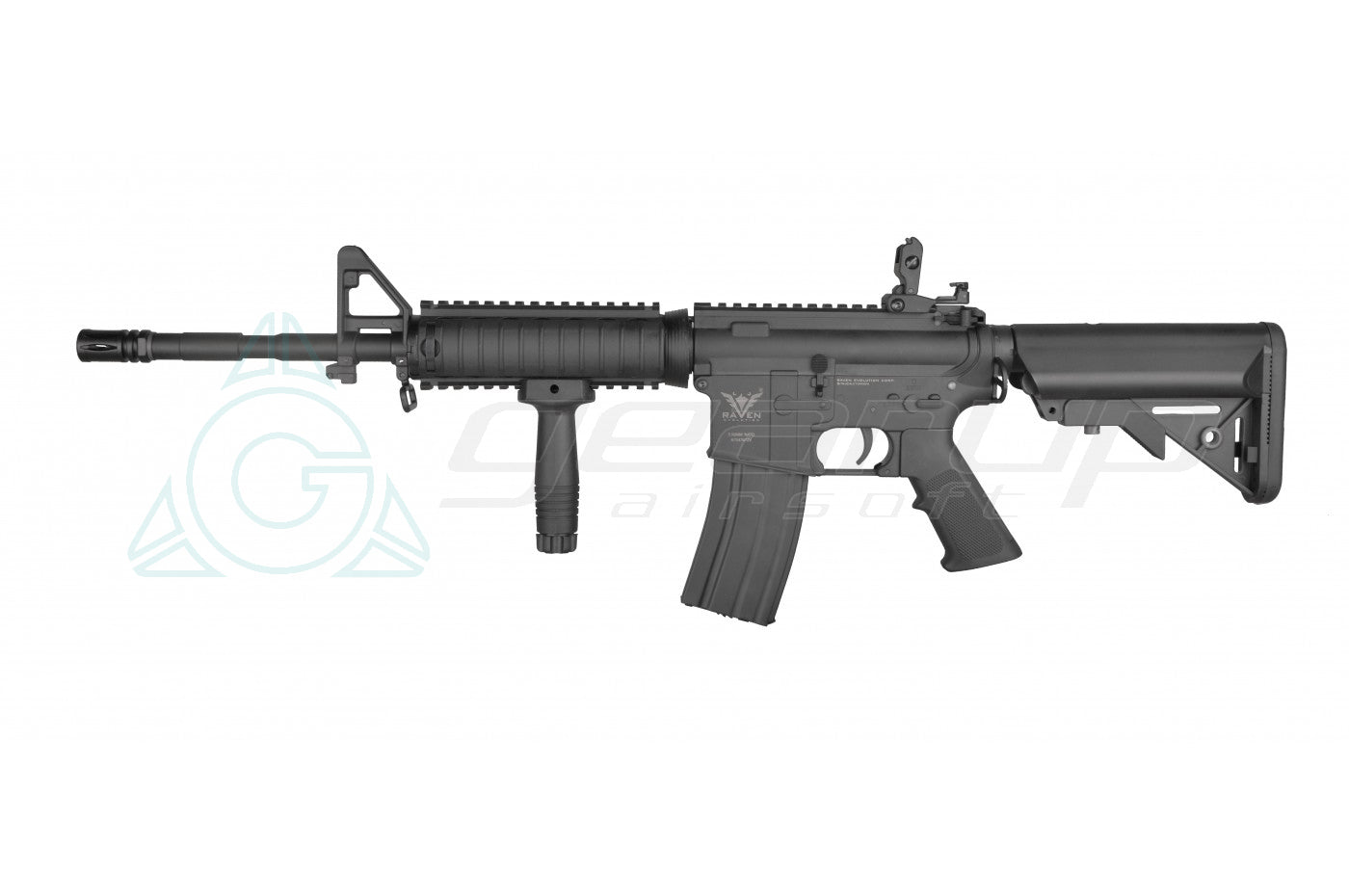 RAVEN NEO RIS CARBINE BK (Nylon Filled Polymer Body & Rail )