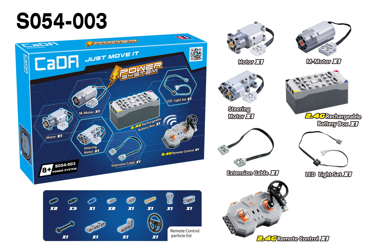 CaDA Bricks Power System & Remote Control