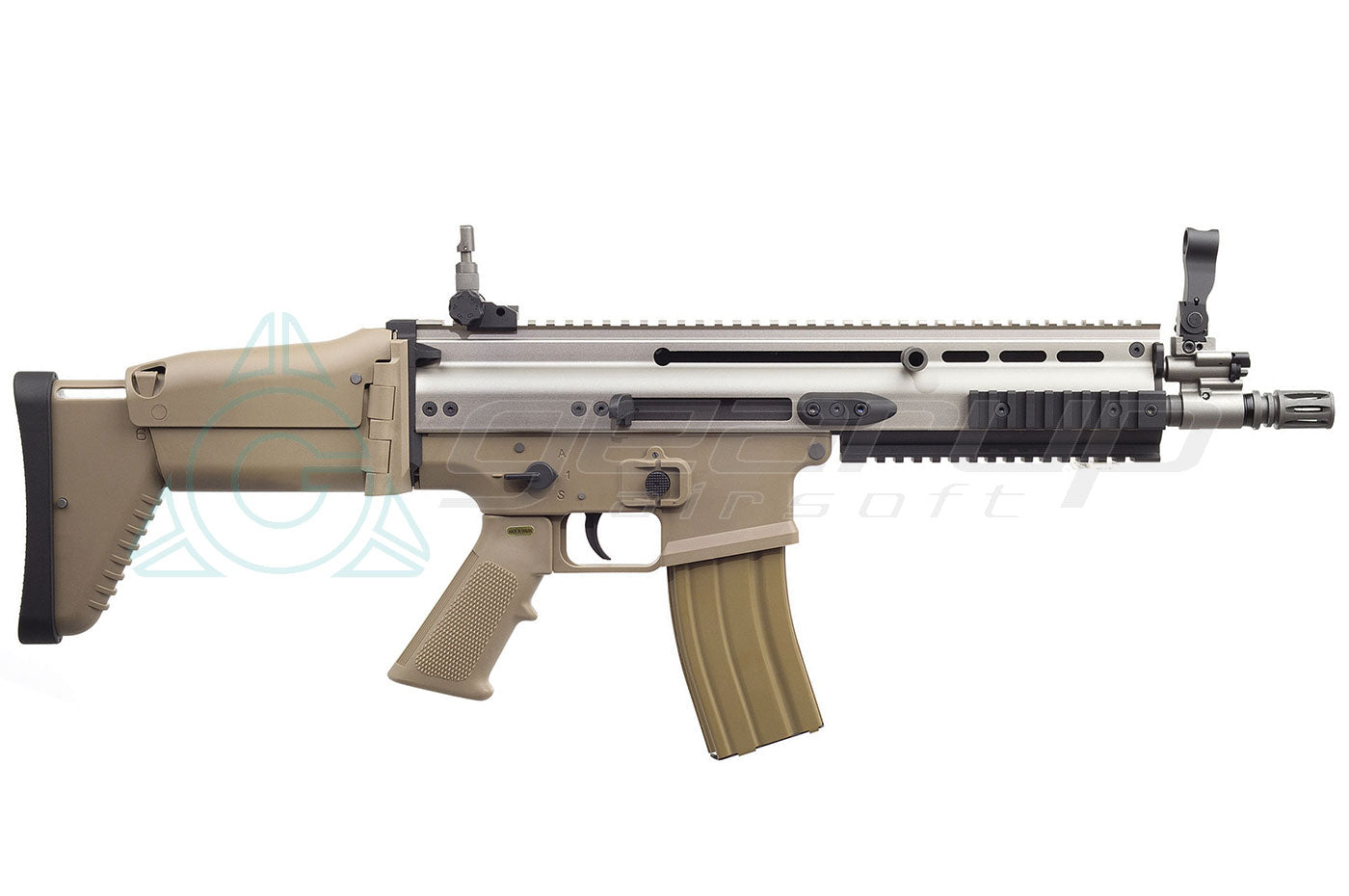 WE SCAR-L TAN GBBR