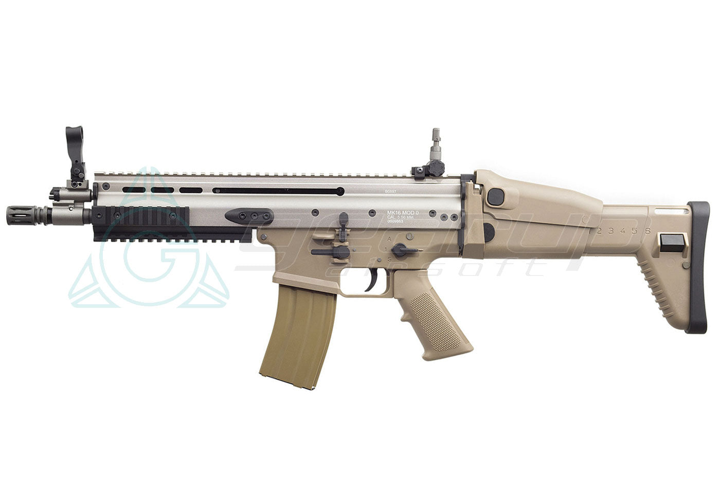 WE SCAR-L TAN GBBR