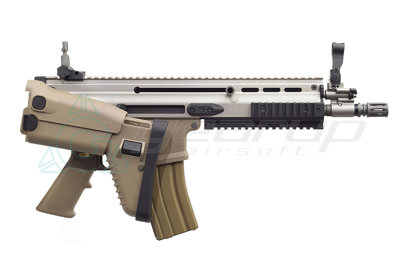 WE SCAR-L TAN GBBR