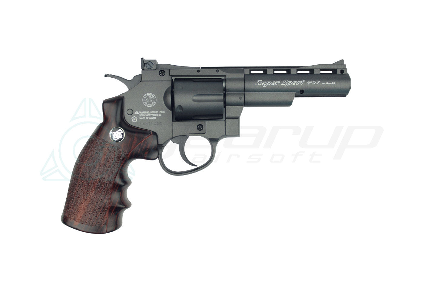 WINGUN SUPER SPORT REVOLVER 4” BK