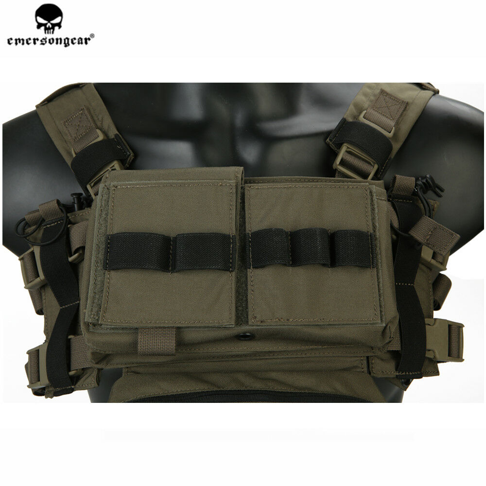 Emerson Gear Copperhead Micro Fight Chissis MK3 Chest Rig-BK