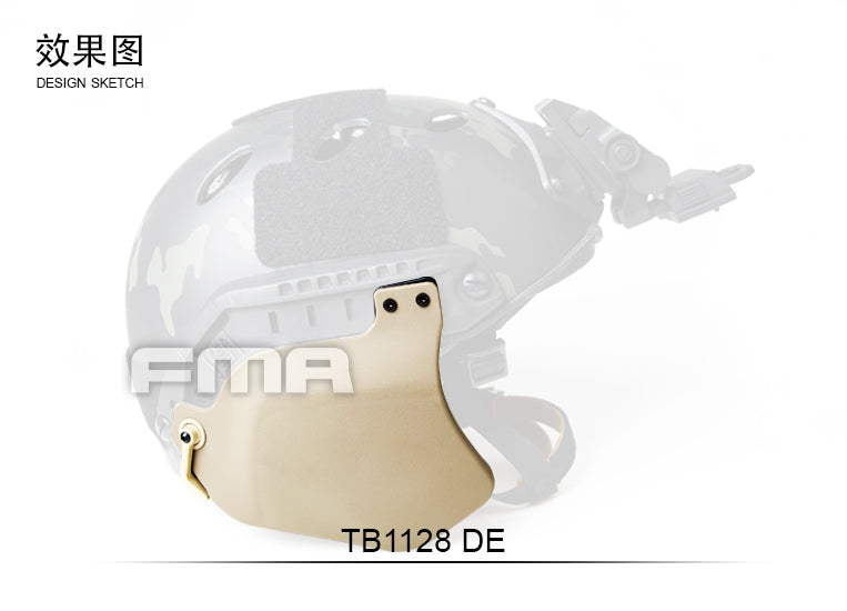 KROUSIS HELMET SIDE COVER W-QD DE
