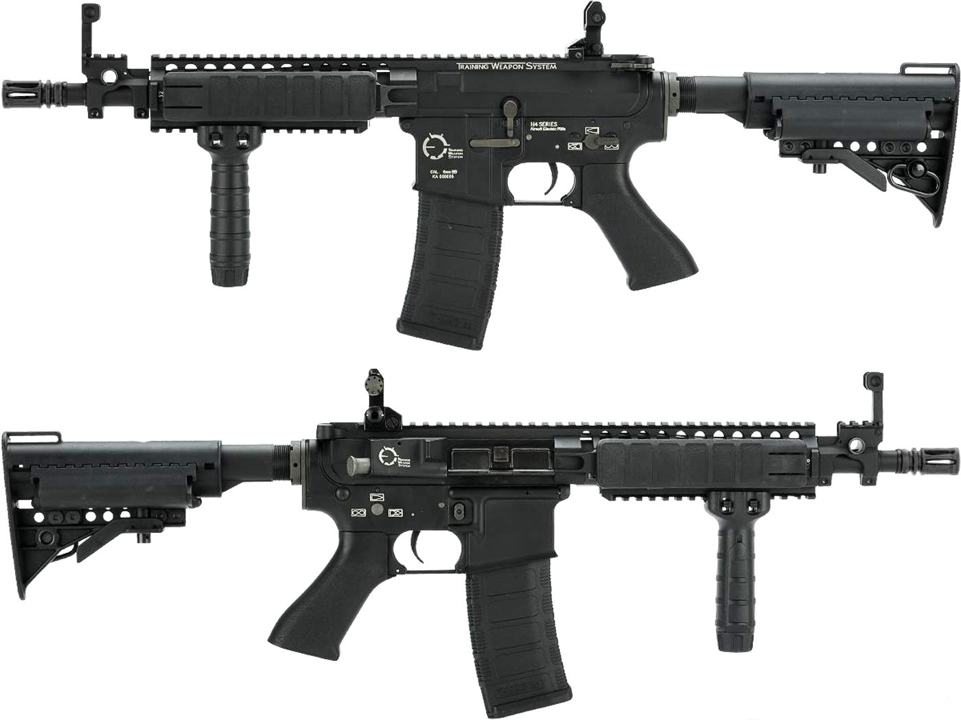 KING ARMS TWS M4 VIS CQB - BK with KA-MAG-16
