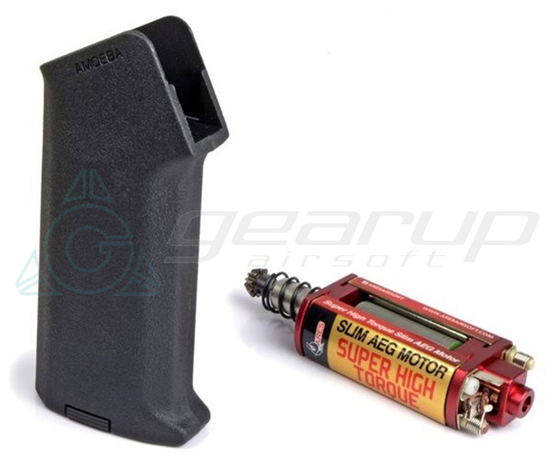 Amoeba Slim Pistol Grip + Super High Torque Slim AEG Motor
