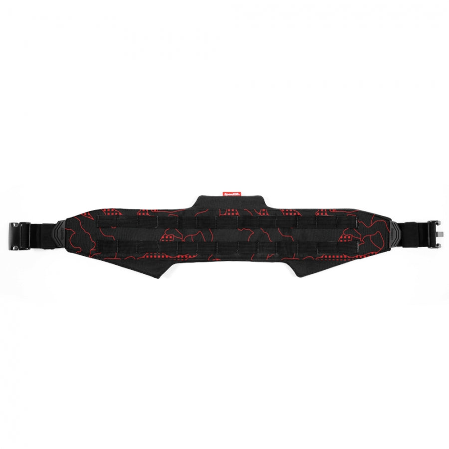 SPEEDQB MOLLE-CULE BELT SYSTEM (MBS) – RED GLITCH CAMO Small