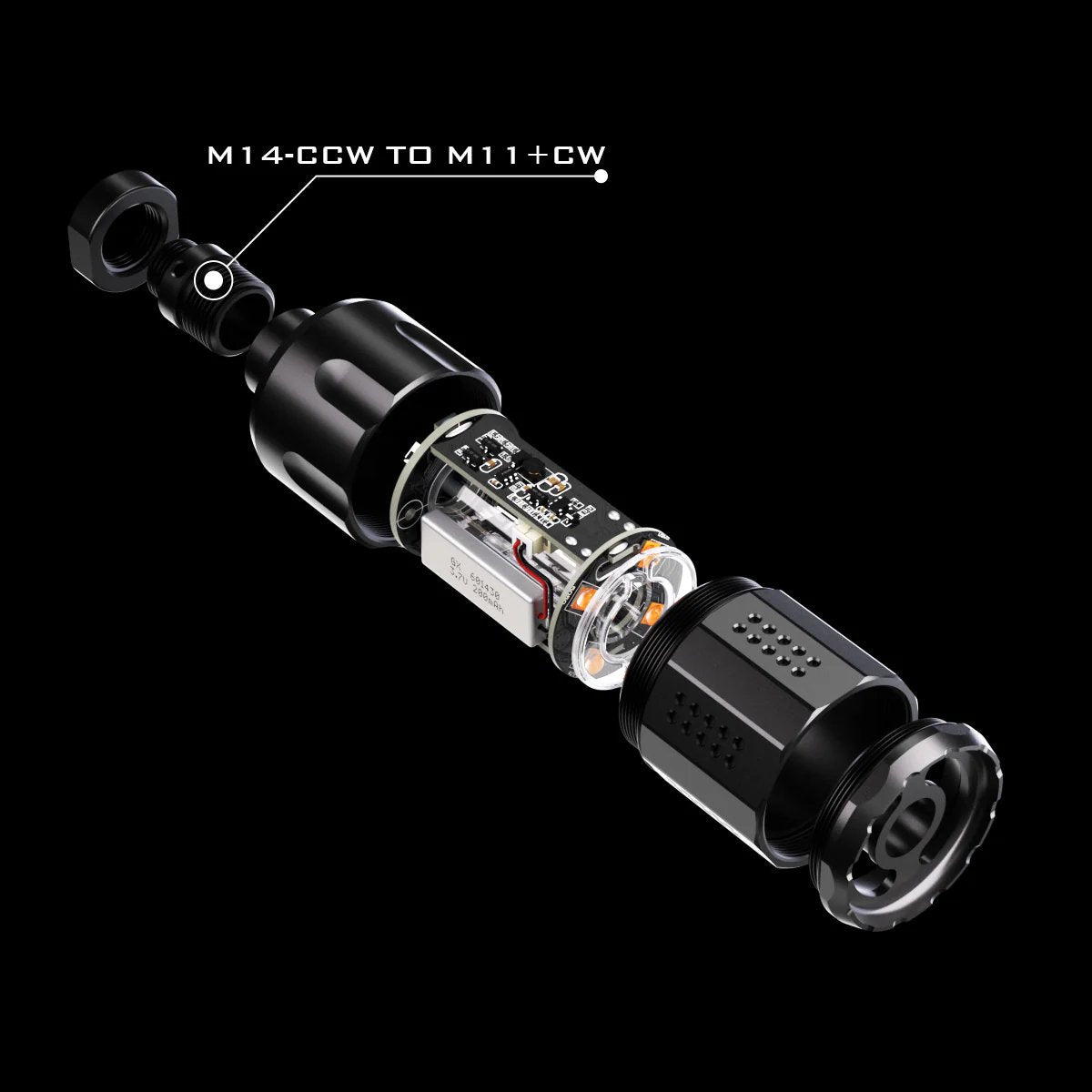 EMG x Strike Industries Compensator Built-In ESHOOTER Flare Mono Tracer Unit (V804)