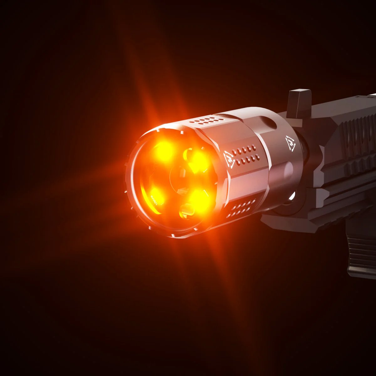 EMG x Strike Industries Compensator Built-In ESHOOTER Flare Mono Tracer Unit (V804)