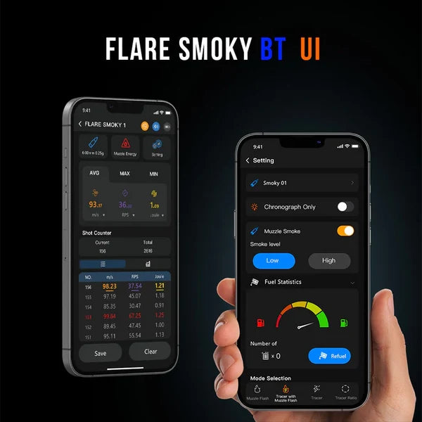 Eshooter MASTER x SILO - Flare Smoky BT Tracer Unit V902
