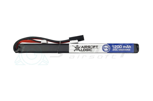 AIRSOFT LOGIC 11.1V Li-po Battery 1200maH (Thin Stick for AK)