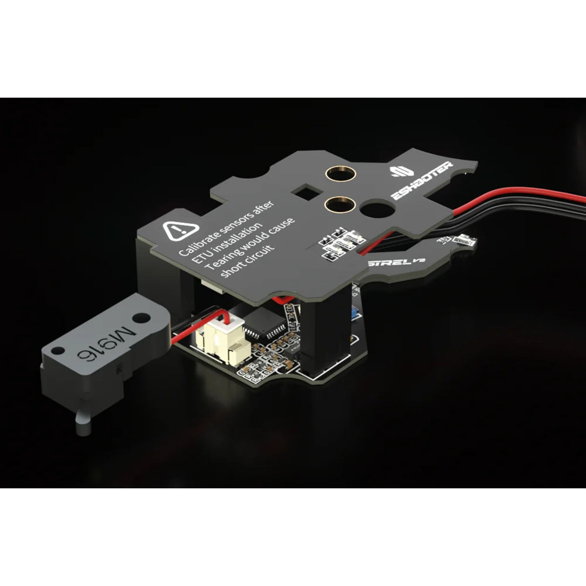 Eshooter Kestrel V2 Electronic Trigger Unit (ETU) for V2 Gearbox AEGs w/ App Control and Smart Features - Rear Wired