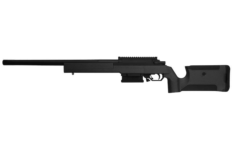 EMG Helios EV01 Bolt Action Airsoft Sniper Rifle - Black (Co2 Magazine  Version)