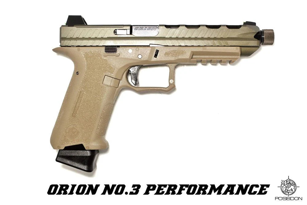 Poseidon Orion No. 3 Performance Airsoft GBB Pistol (Black/Tan)