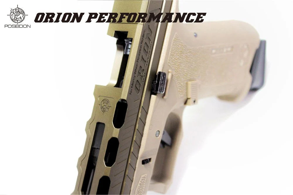 Poseidon Orion No. 3 Performance Airsoft GBB Pistol (Black/Tan)