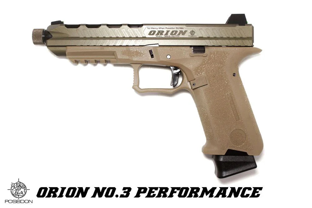 Poseidon Orion No. 3 Performance Airsoft GBB Pistol (Black/Tan)