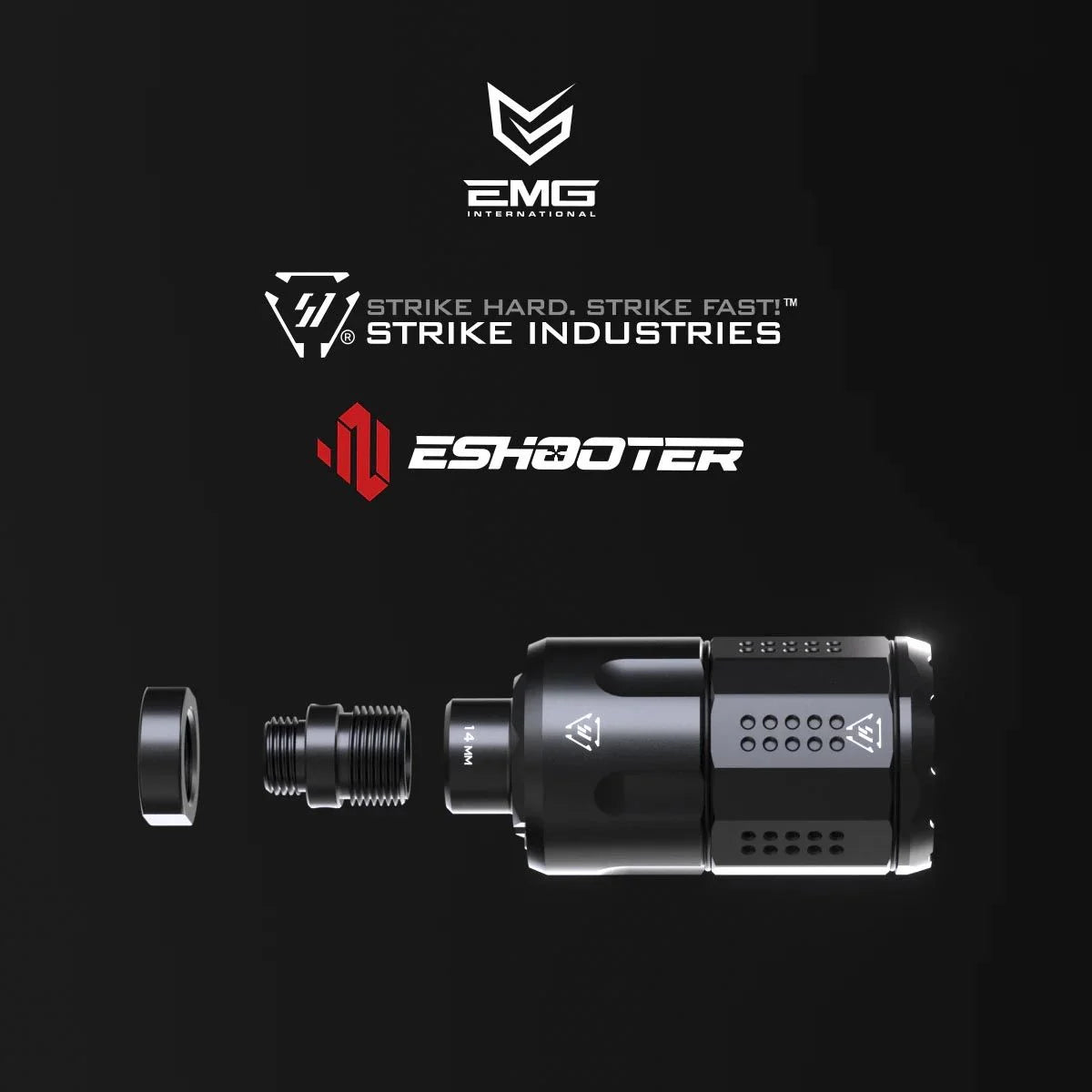 EMG x Strike Industries Compensator Built-In ESHOOTER Flare BT Tracer Unit (V704)